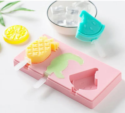 Tropical Pineapple, Toucan & Watermelon Cakesicle Mold