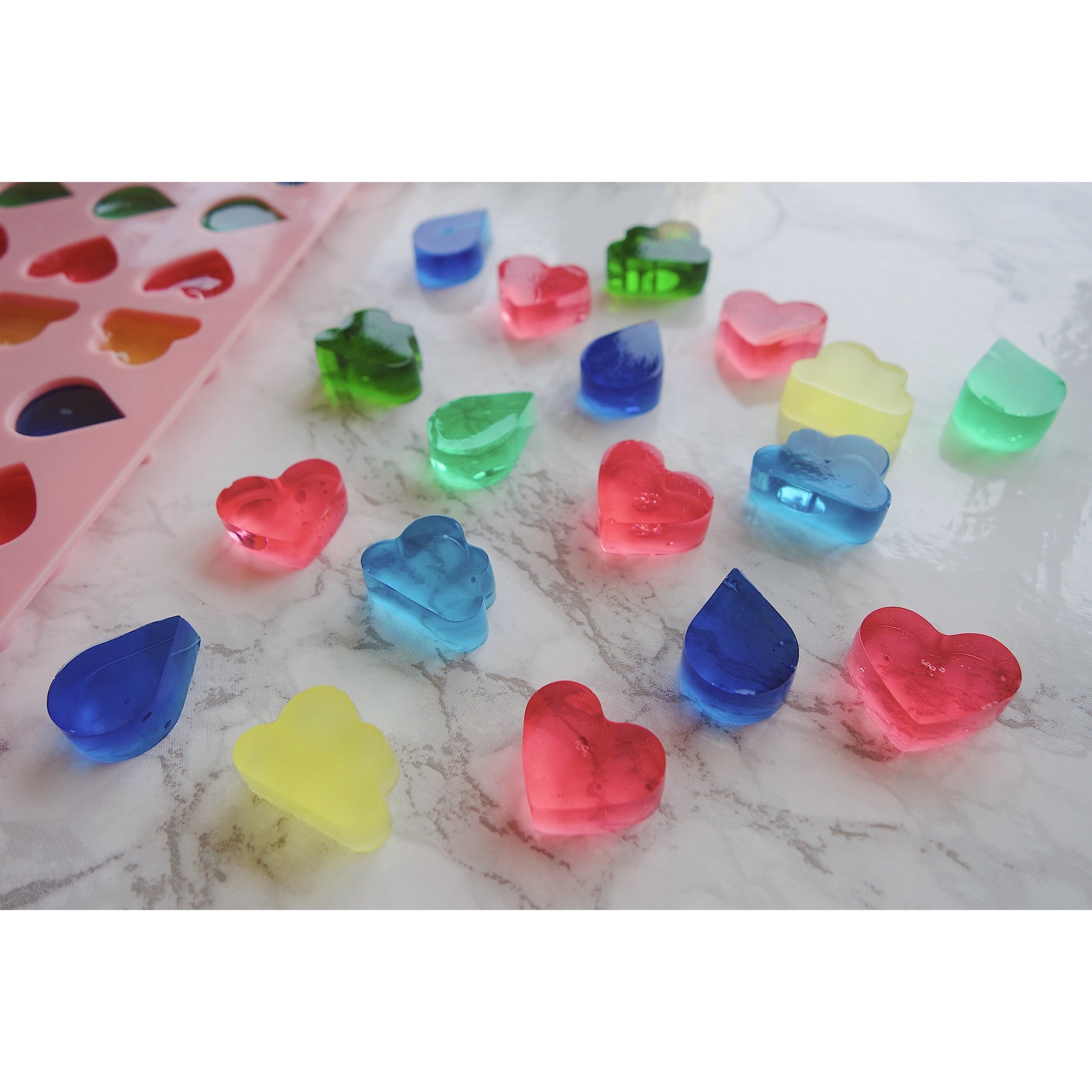 Large Gummy Bear Mold Candy Molds, Silicone Gummy Molds Chocolate Molds BPA  Free with Droppers, Set of 3 