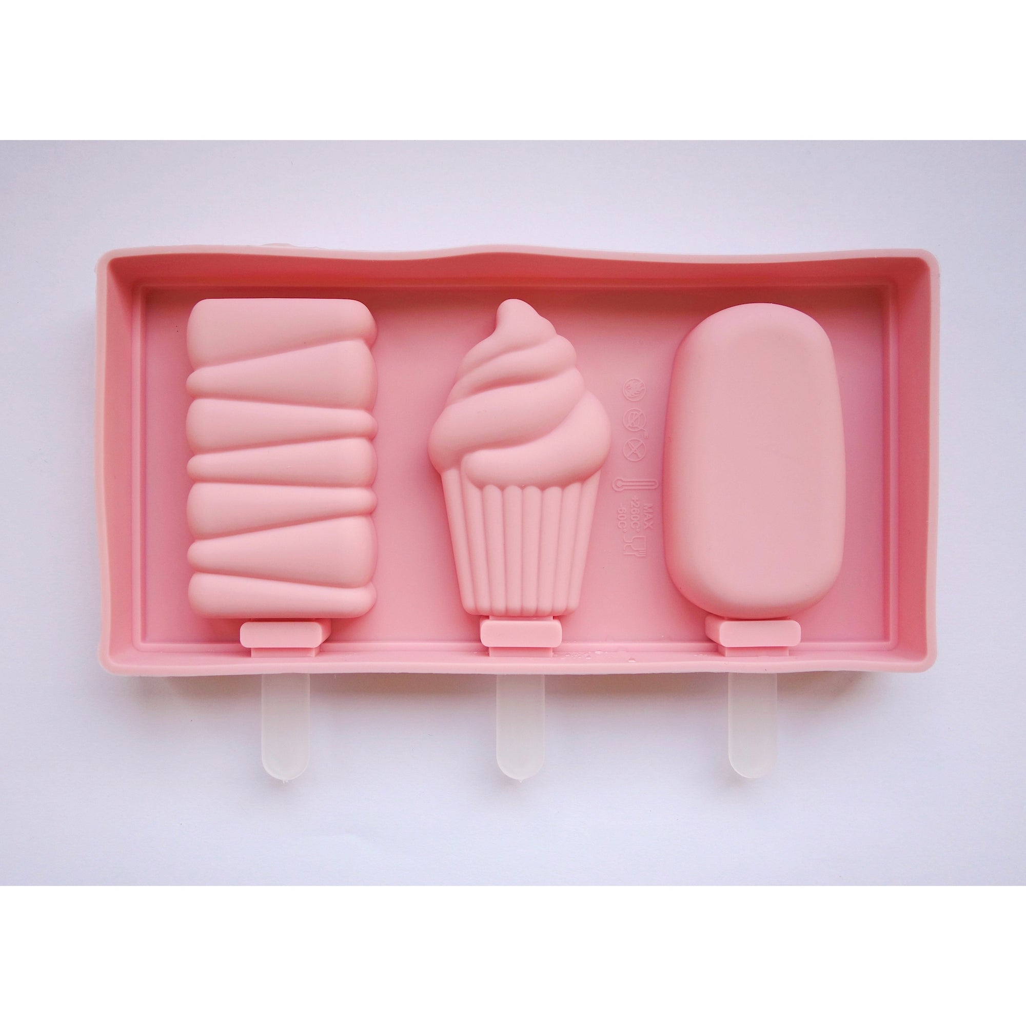 Cakesicle, Cupcake & Rectangle Swirl Cakesicle Mold - Yummy Gummy